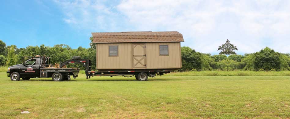 ... to move your small shed or storage building - Storage Building Movers