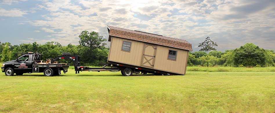 ... to move your small shed or storage building - Storage Building Movers